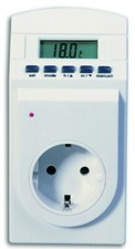 Thermo-Timer TFA 37.3000 Zeitschaltuhr Thermostat wasserdichter Kabelfühler