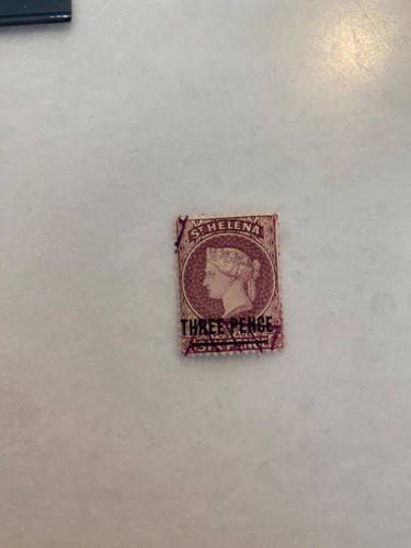 Briefmarke helena queen - briefmarke,