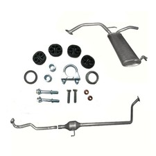 Komplett Auspuff 3-teilig