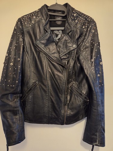 Gipsy damen leder bikerjacke - damen,