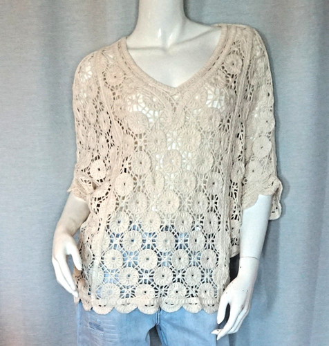 Hippie pullover häkel boho - hippie,