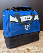 Sporttasche JAKO Fußballtasche blau/schwarz/weiß mit Bodenfach