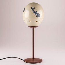 Tischlampe Straußenei
