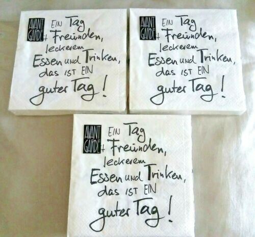 Servietten schriftzug ein - 60,