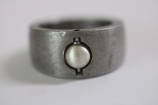 ♥♥   Charlotte 21 - seidenmattierte Sterling Silber Kugel  ♥♥