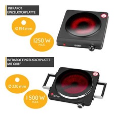  Infrarot Einzel Kochplatte