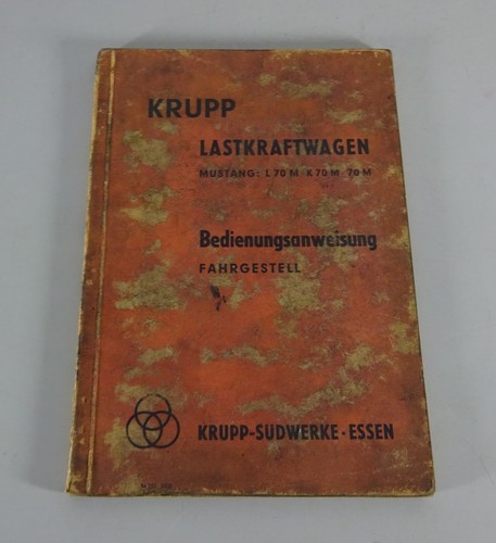 Betriebsanleitung krupp lkw - betriebsanleitung,