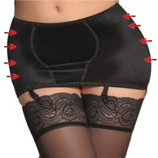 Schöner Strumpfgürtel Strapsgürtel schwarz Mieder Hüftumfang 116cm XL XXL