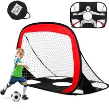Fußballtor für Kinder Klappbares 2 in 1 Pop Up Tor, für Garten, Indoor, Outdoor
