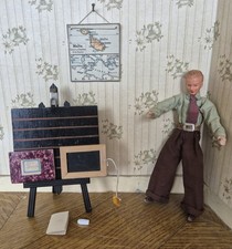 CACO/CAHO SCHÖNER MANN/LEHRER MIT TAFEL UND ZUBEHÖR