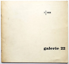 Galerie 22 No 7 Peter Brüning Michelpresse Düsseldorf Memorabilia 1958