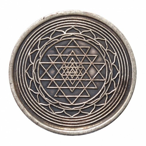 Glücksmünze sri yantra - sri,
