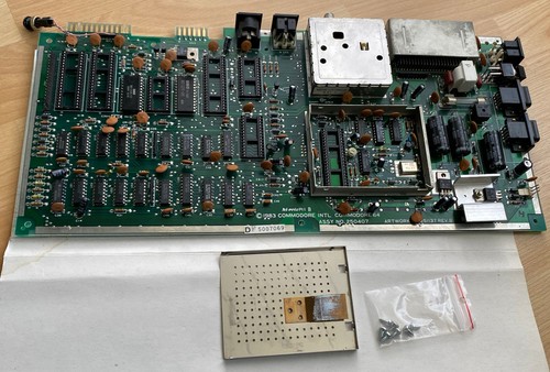 Commodore c64 mainboard 250407 - c64,