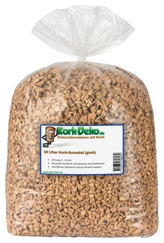 Liter natur kork granulat - granulat, |