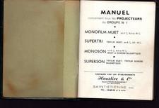 SAINT-ETIENNE (42) KINOPROJEKTOREN "HEURTIER & Cie" Katalog 1954