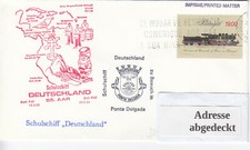 Bundesmarine, A59 Schulschiff DEUTSCHLAND, 55.AAR, Beleg aus Portugal