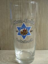 Altes Bierglas Stern Bräu
