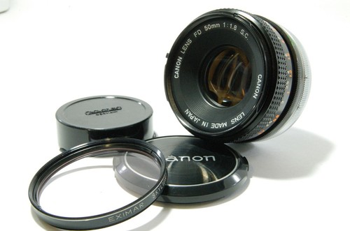 Canon lens 50mm - lens, f1.8