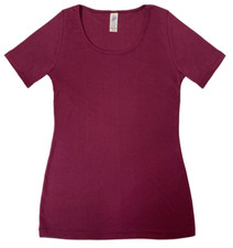 Engel-Natur Damen Shirt kurzarm Unterhemd Schurwolle Seide GOTS Funktionsbekleid