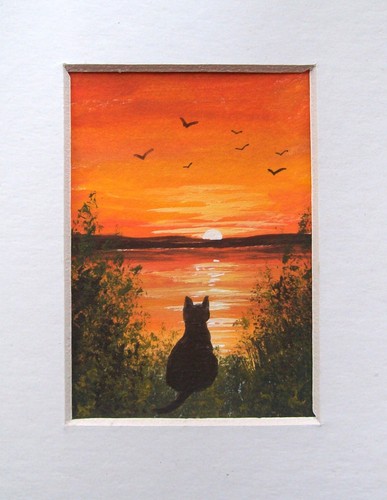 Aceo original handgemalt - aceo,