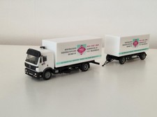 Herpa 1/87 Mercedes Benz SK Weiß Hakawerk Hängerzug Ohne OVP