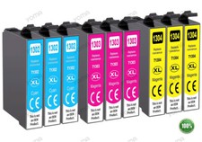 1-9er Patronen für Epson T1302 T1303 T1304 BX535WD SX525WD WF-7515 kein original