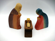 Ostheimer Krippenfiguren Heilige Familie Holzarbeit Holz