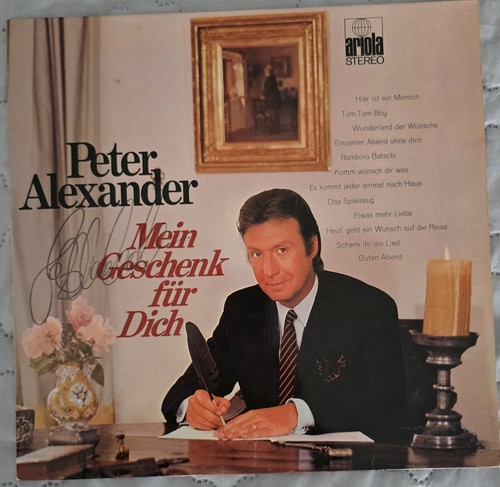 Peter alexander autogramm - alexander,