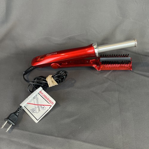 Instyler red rotating hair - red,