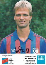 Autogrammkarte Holger Fach -