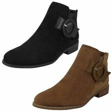 Flache Damen Stiefeletten Spot