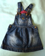 Topomini Jeans Trägerrock Latzrock Gr.80 TOP