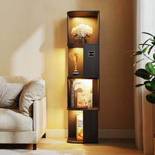 Gurexl Eckvitrine mit 3 LED