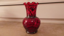 Kleine alte Murano Glas Vase