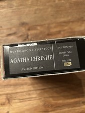 Montblanc Writers Edition von 1993 Agatha Christie Füllfederhalter ID 28606