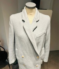 Mantel Zara Damen hellblau Gr M