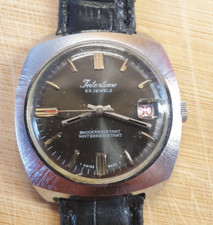 Intertime Vintage Armbanduhr Uhr mechanisch Handaufzug 23 Jewels