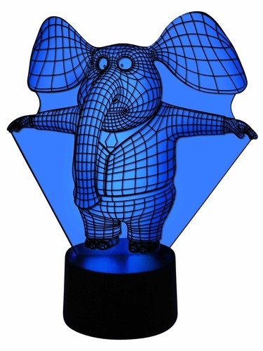 Niedliche led lampe elefant - niedliche, led-lampe