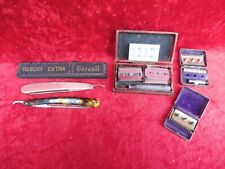 5 alte  Rasiermesser , Schäfer , Rasoir extra ... !