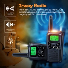 2X 5km UHF 400-470MHz Walkie
