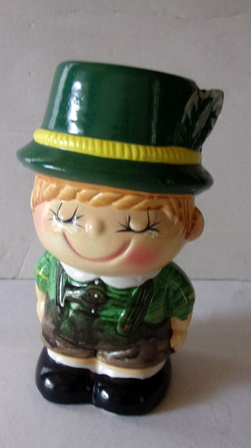 Vintage keramik spardose bub - vintage,