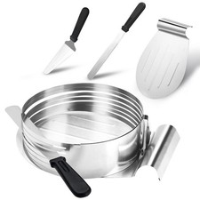 4tlg Torten Set Schneidhilfe