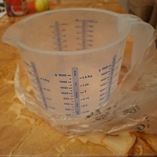 TUPPERWARE Candy  2,0L Rührbecher Messbecher Blau mit Spritzschutz NEU!