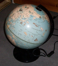 Globus Lampe Leuchtglobus mit