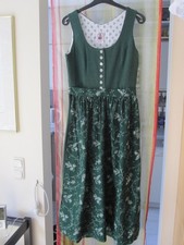 BW-Leinenstoff  "Salzburger Dirndl"  2-teilig Gr. 38 40 grün - trachtenecht