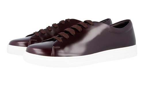 Prada leder sneaker - sneaker, 4e2996