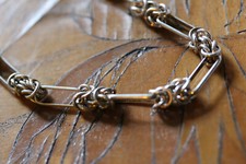 heavy silver chain handmade