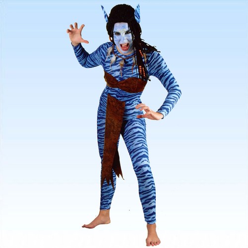 Kostüm blaue kriegerin gr - ,