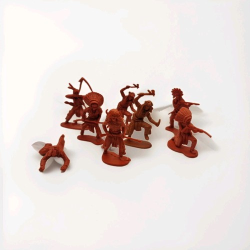 Wildwest indianer domplast - 8,