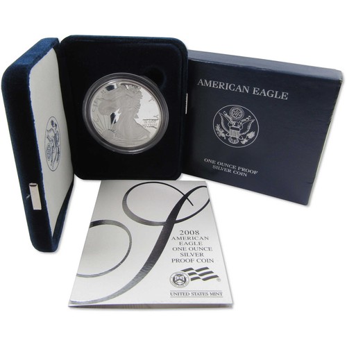 2008 american silver - w, eagle